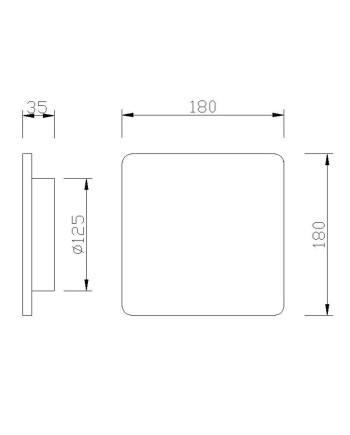 ***OFER/DES*** BORA BORA * APLIQUE LED CUADRADO BLANCO - 12W 3000K